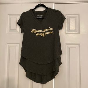 Nursing tee by latched mama size XS